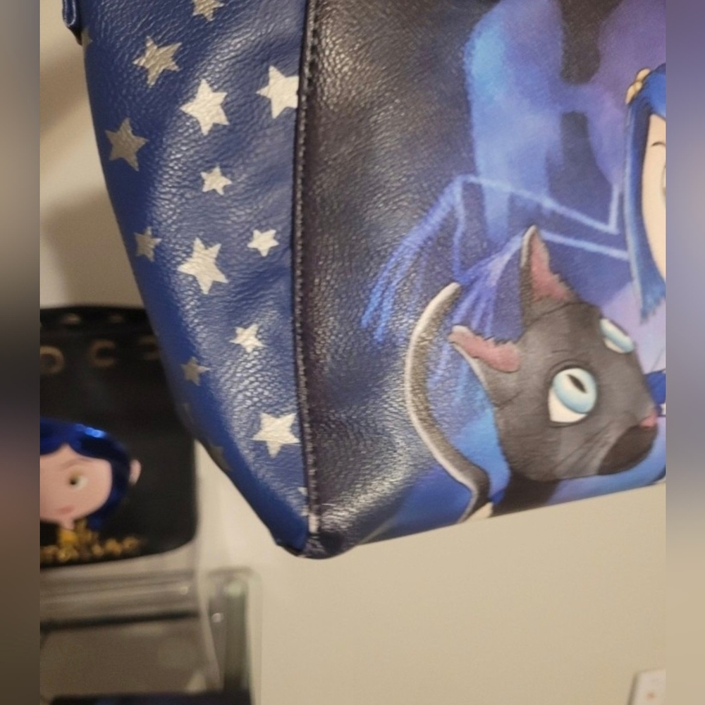 Loungefly coraline stars satchel crossbody purse - Picture 3 of 8